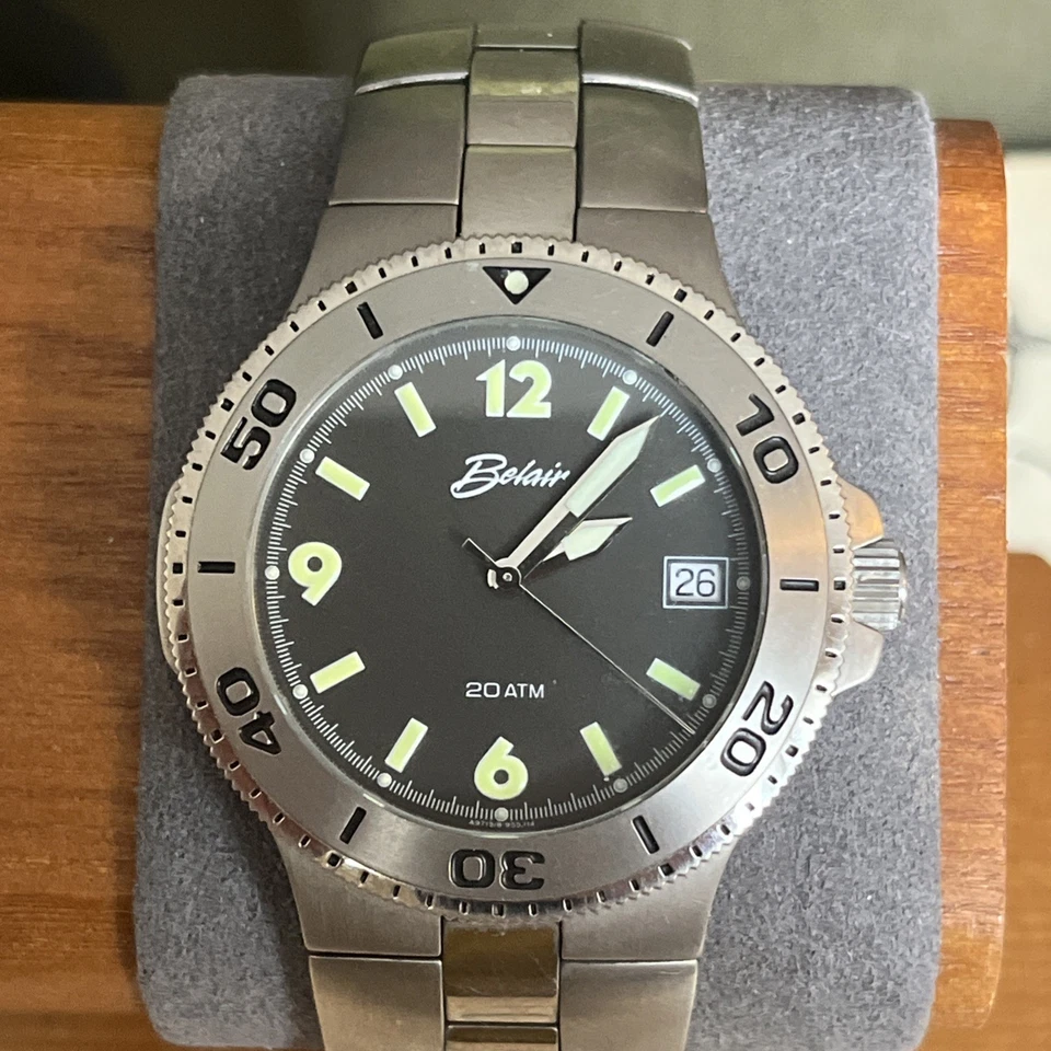Belair Titanium Diver 20 Atmosphere Quartz - Image 2 of 4