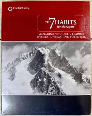 The 7 Habits for Managers, Franklin Covey  Management Program SEALED