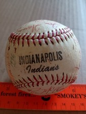 1976 Indianapolis Indians team autographed baseball ball - Cincinnati Reds