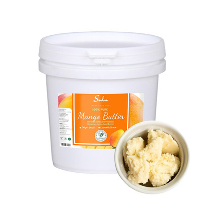 7 Lbs Refined Expeller Pressed Mango Butter- Cosmetic Grade-Cruelty Free-Vegan-S
