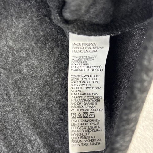Van Heusen Sweater Fleece 1/4 Zip Mens XL Regular Fit Long Sleeve Black NWT $70 - Picture 9 of 10