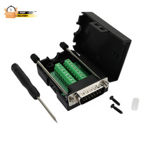 DB15 Male D-SUB 15 Pin Jack Port to Terminal Breakout Board Connector, 2 Row Pl