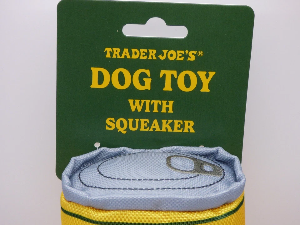 Trader Joe's - Can of Corn Dog Toy with Squeaker - Image 2 of 4