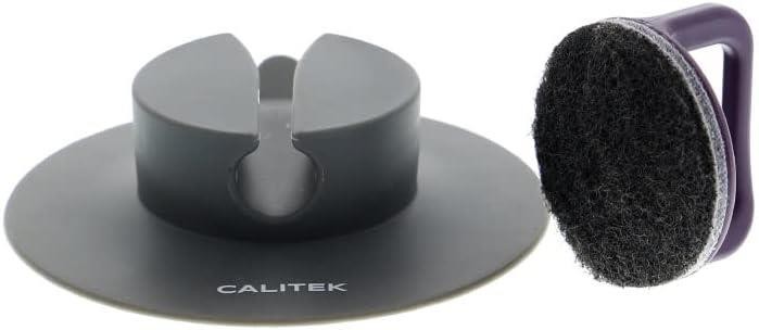 CALITEK Scouring Pad Non Scratch Cleaning Pad with Suction Pad Holder