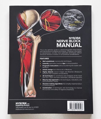 NYSORA Nerve Block Manual: First Edition by Prof. Dr. Admir Hadzic