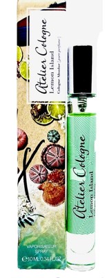 Atelier Lemon Island Pure Perfume 10mL / 0.34 oz Cologne Spray Lot of 3 New Gift