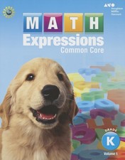 Student Activity Book, Volume 1 Softcover Grade K Math Expressions - HOU...