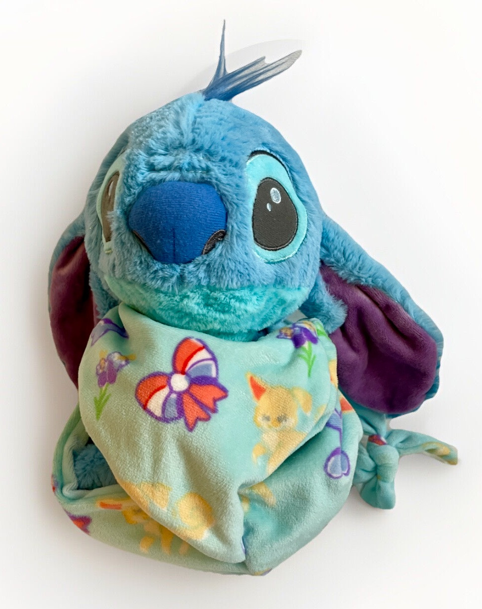 Disney Babies Lilo & Stitch Baby STITCH Plush Blanket Pouch Swaddle Plush Toy