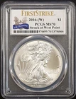 2016 (W) Silver Eagle certified First Strike, MS 70 by PCGS!