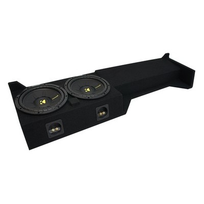 Kicker 44CWCS104 10'' Subwoofer Fits 05-19 Nissan Frontier Crew Cab Sub Box 300W