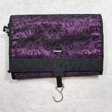 Modella Large Cosmetic Toiletry Travel Organizer Bag 3 Pockets Zipper Hanger P