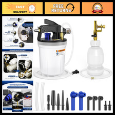 Pneumatic Brake Bleeder Kit - One Person Operation, Vacuum Clutch Bleeding, 1L B