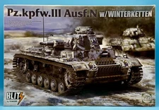 Takom 1/35 8011 Pz.Kpfw. III Ausf. N w/Winterketten (Blitz) Complete Kit