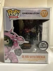 Dva With Meka Overwatch Funko Pop! #177 Blizzard Exclusive Carbon Fiber Skin
