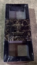 Graphic 45 G45 Black WINDOW SHADOW BOX retired 4501025 3 windows