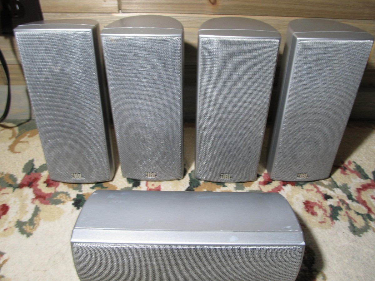 JBL 180SSAT Speakers Surround Sound Satellite 5x + 180SCE Center