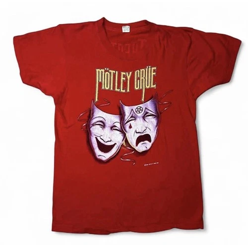 Original Vintage –Mötley Crüe Tour of Pain Concert 1980s vintage concert t-shirt, vintage, size L, single stitch, B+ condition
