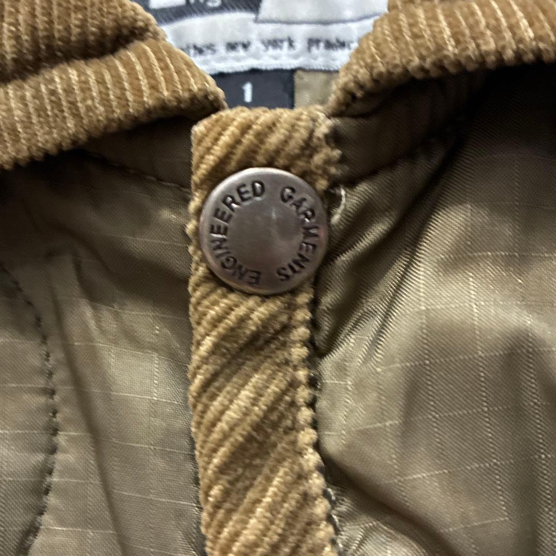 Engineered Garments Quilted Jacket Outer Khaki 1 - image 9