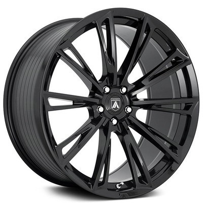 22x9 Asanti Black Wheels ABL30 Corona Gloss Black Rims 5x120 ET+32 (4pcs)