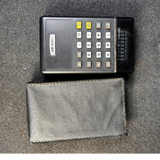 Omron Handheld Basic Calculator Model 8P LCD Display Battery with Case