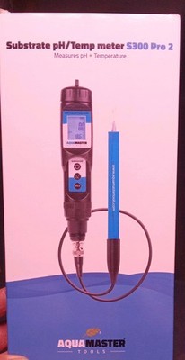 Aqua Master Tools S300 Pro 2 Substrate pH- und Temperaturmessgerät für Substrate