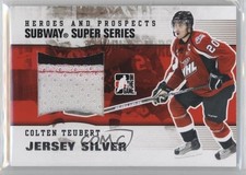 2009-10 ITG Heroes and Prospects Jersey Silver Colten Teubert #SSM-21 2a8