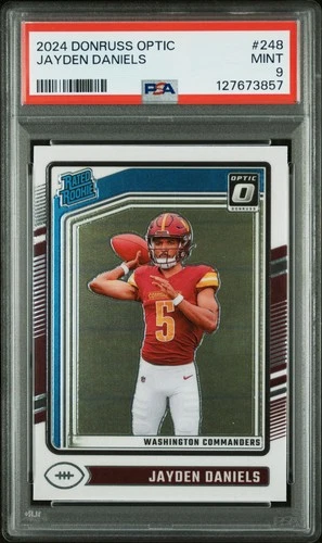 2024 Panini Donruss Optic #248 Jayden Daniels PSA 9