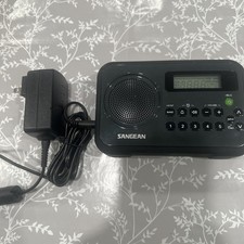 Sangean PR-D18 FM-Stereo / AM Digital Tuning Portable Radio Receiver, Gray/Black