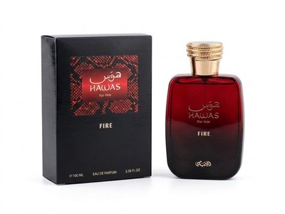  Rasasi Hawas For Him - FIRE (100ml / 3.38 oz) Eau De Parfum 614514178065