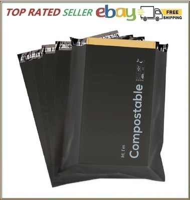 10x13 inch Biodegradable Shipping Bags,50 Count Compostable Poly Mailers with Ec