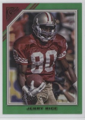 2023 Composite Topps Gallery Green Rainbow Foilboard 245/250 Jerry Rice HOF 2y0