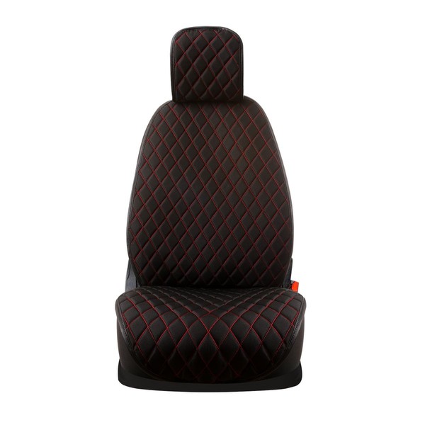 Sitzauflagen Passend FüR Jaguar XJ Ab Bj. 2015 In Schwarz/Rot 2Er Set Minnesota-image