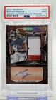 Bijan Robinson 2023 Panini Obsidian Jersey Autograph Orange #/49 PSA 9 RPA RC