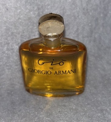Vintage Gio de Giorgio Armani Eau de Parfum - Perfume Splash .17 Fl oz 5ml Rare