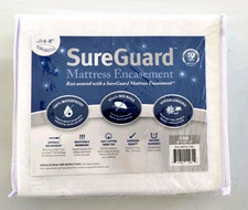 Crib Size SureGuard Mattress Encasement - 100 Waterproof, Bed Bug Proof 6-8"
