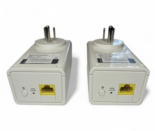 2 x NETGEAR Powerline 1200+ Extra Outlet PLP1200S Ethernet Extender TESTED - Picture 5 of 7
