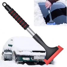 Extendable Ice Scraper with Sponge Handle Car Snow Scraper Ergonomic Auto Ice