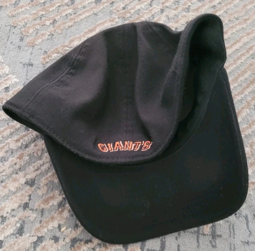 Кепка San Francisco Giants New Era 39Thirty гибкая облегающая M-L MLB - ЧЕРНАЯ - Изображение 2 из 3