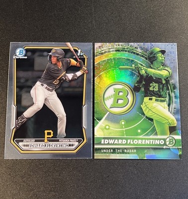 Edward Florentino 2026 Bowman Chrome 1st  #BCP-82 + Under The Radar RC