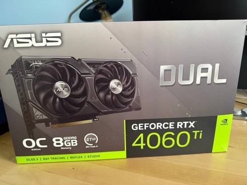 Asus Dual GeForce RTX4060 Ti OC Edition 8GB GDDR6 Graphics Card GPU Tested used - Picture 1 of 2