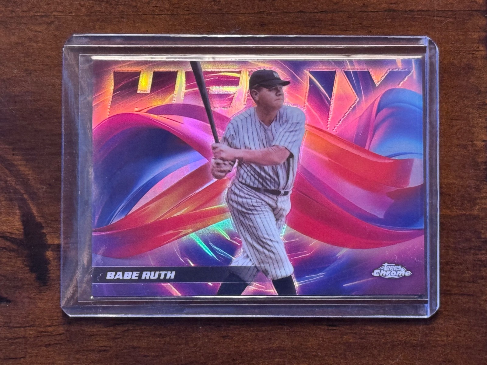 2025 Topps Chrome Helix BABE RUTH #HX-12 SSP RARE Case Hit New York Yankees