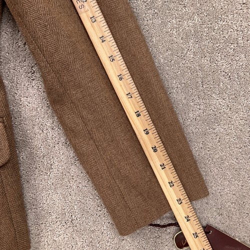 Suit Ability Skirt Set Women 14 Brown Herringbone Wool Classic ALine 2pc VTG - Picture 7 of 15