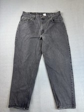 Vintage Levis 560 Jeans Mens 38x30 Black Loose Fit Tapered Leg Made in USA 90s