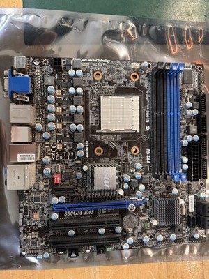 MSI 880GM-E41, Socket AM3, AMD Motherboard Used In Good Condition.