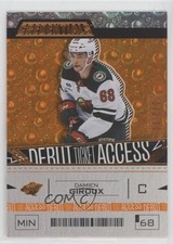 2023 Upper Deck Credentials Debut Ticket Access Orange 133/249 Damien Giroux 2d8