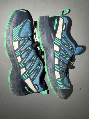Outdoor Wanderschuhe Salomon XA PRO 3D CSWP Trekkingschuhe Junior in Navy Blue35