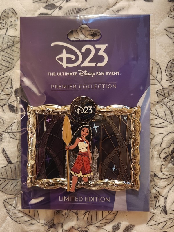 MOANA PIN 2026 D23 Disney Fan Event Premier Collection LE 1000 RSP In-Hand