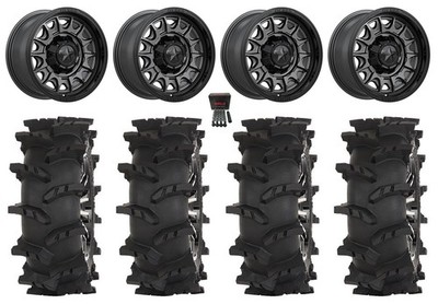 MSA Commander 15''Wheels Gunmetal/Bk 32''Outlaw Max Tires CFMoto ZForce Z10/Z10-4
