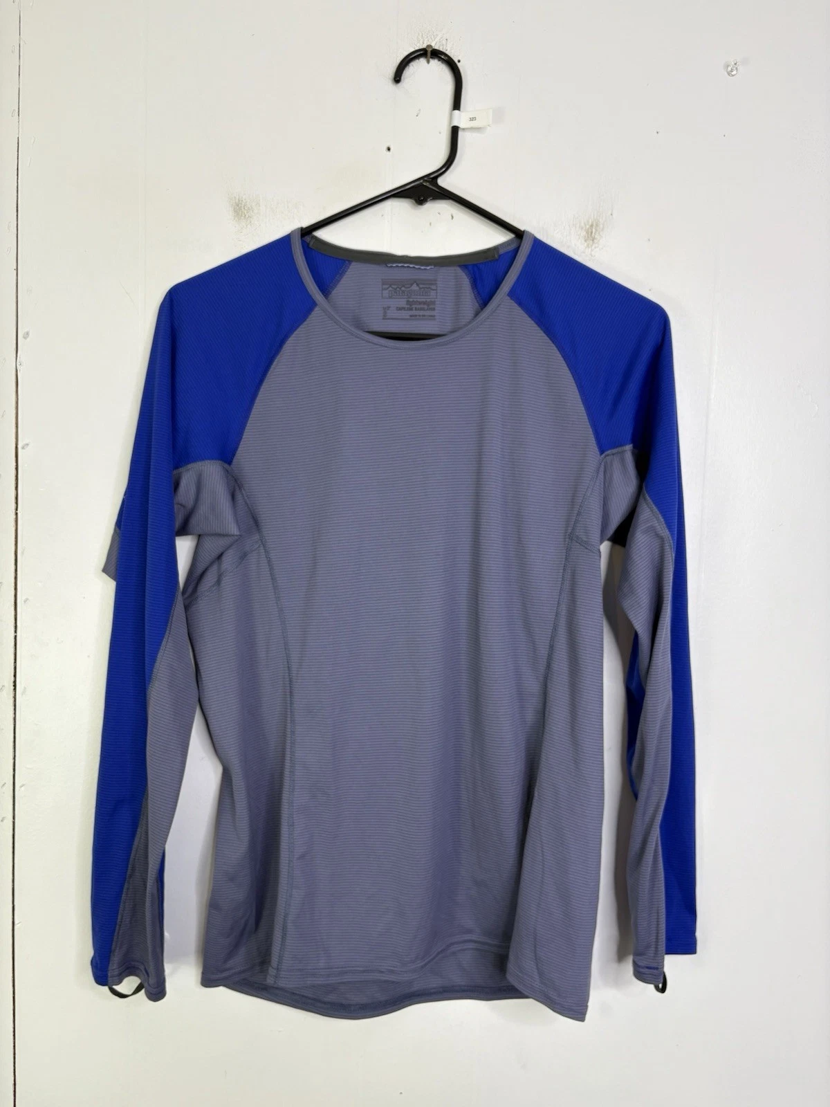 Patagonia Shirt Womens Small Capilene Base Layer Lightweight Crew Long Sleeve