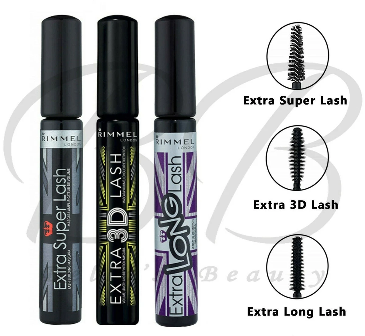 sjælden beundring blæse hul RIMMEL London Extra LONG / 3D / SUPER Lash Mascara Black 8 ml *CHOOSE YOUR  TYPE* | eBay